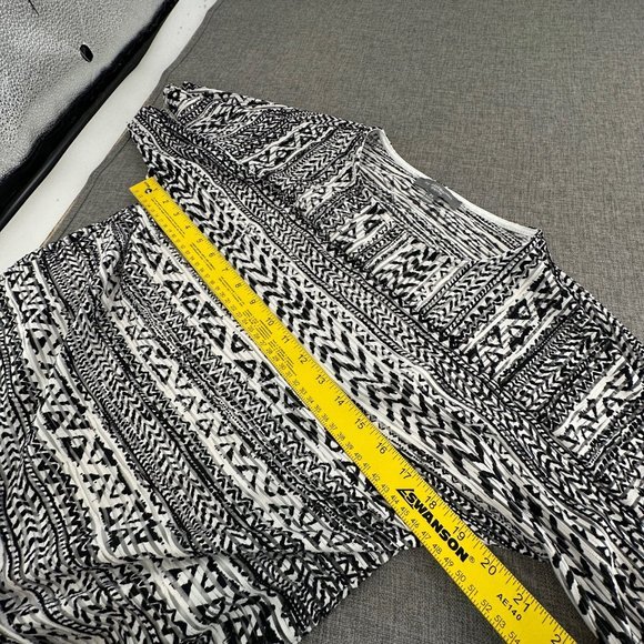 NY Collection Short Sleeve Top Petite Small Lined Tank Underneath Stretch Textur - Picture 9 of 15